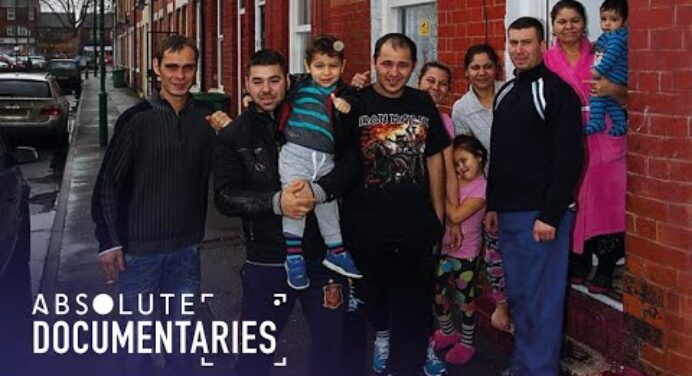Țigani trăind din ajutoare sociale în Marea Britanie